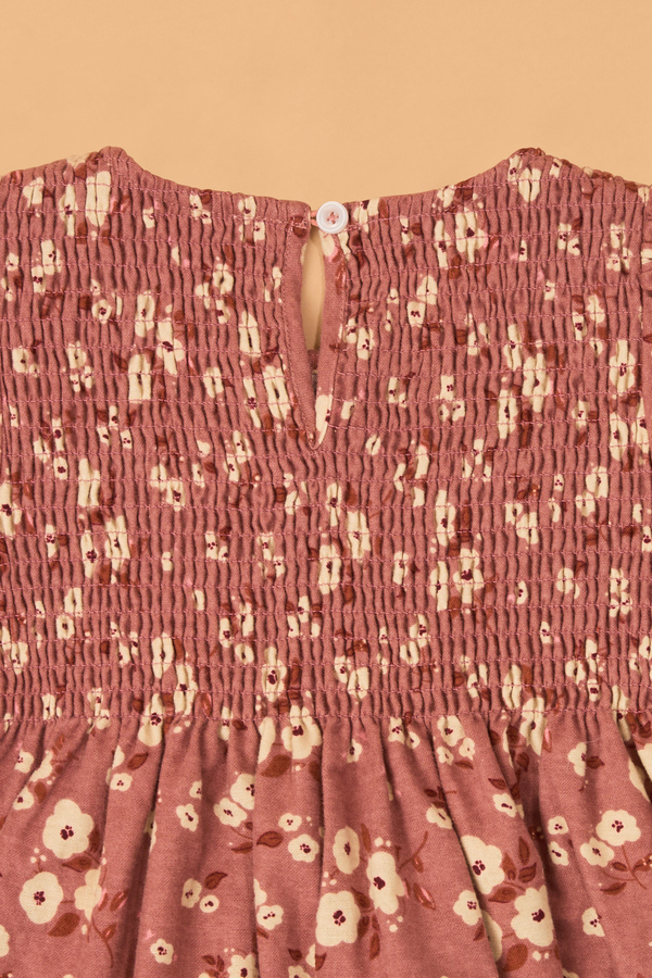 Beth Floral Smocked Toddler Dress Detail 3 - Altar'd State