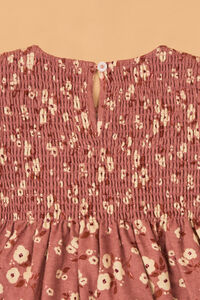 Beth Floral Smocked Toddler Dress Detail 3 - Altar'd State