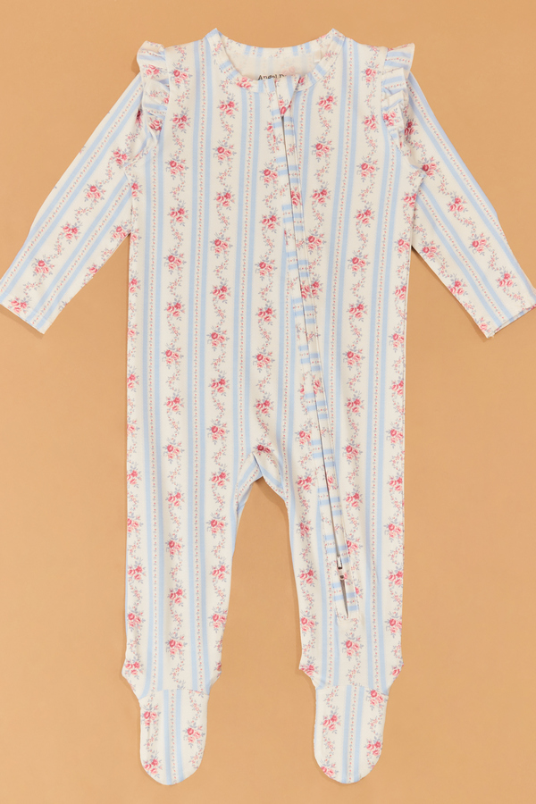 Anna Floral Striped Footie - Altar'd State
