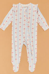 Anna Floral Striped Footie - Altar'd State
