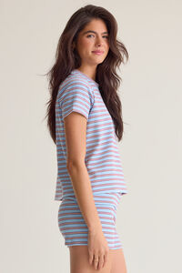 Sherry Stripe Tee Detail 4 - Altar'd State
