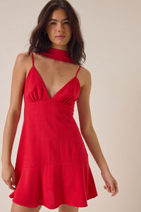 Holland Linen Mini Dress - Altar'd State