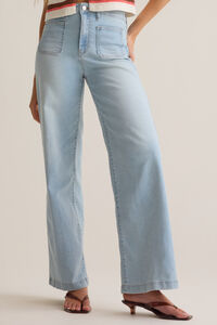 Braylee Straight Leg Jeans Detail 2 - Altar'd State