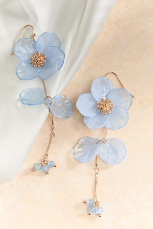 Blue Serenity Blossom Earrings - Altar'd State