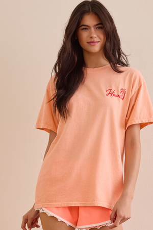 Hawaii Postcard Oversized Tee - Altar'd State - 