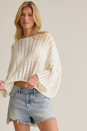 Alexis Knit Boxy Tee - Altar'd State - 