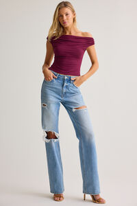 Amayah Asymmetrical Top Detail 3 - Altar'd State