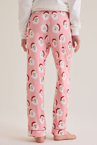 Smiley Santa Mama Pj Pants Detail 4 - Altar'd State