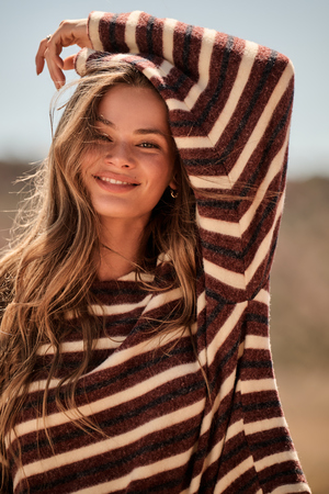 Emery Striped Sweater - Altar'd State - 
