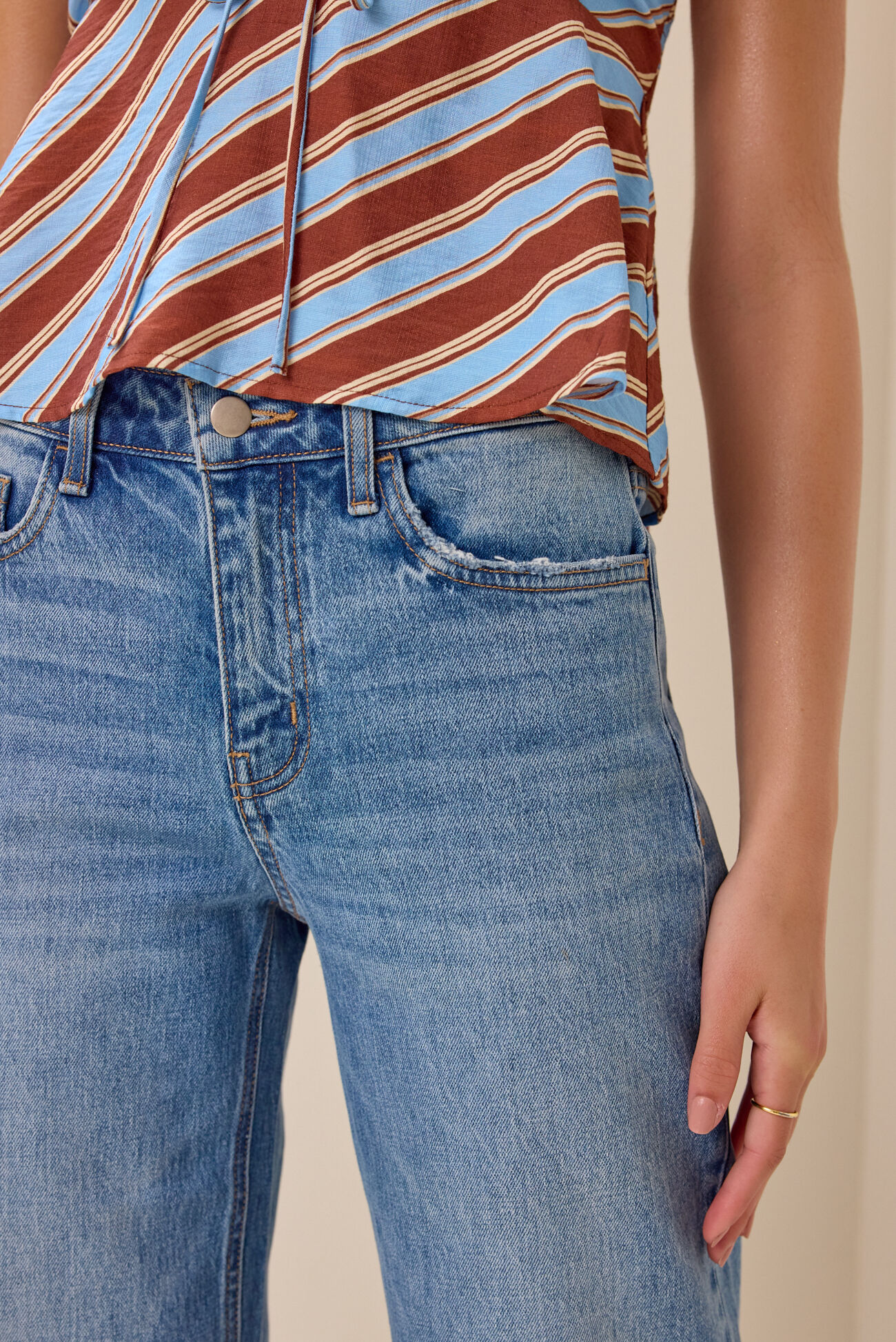 Hollie High Rise Wide Leg Jeans