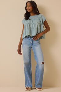 Nicole Ruffle Top Detail 2 - Altar'd State