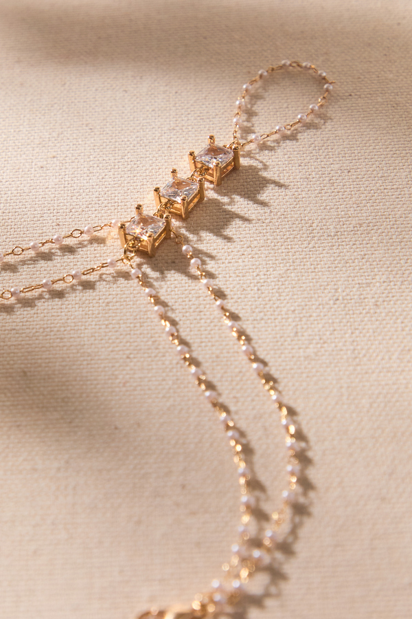Luminous Crystal Hand Chain Detail 2 - Altar'd State