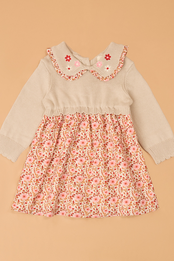 Clara Floral Sweater Dress - Altar'd State