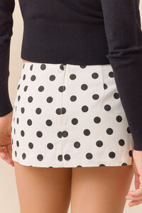 Pippa Polka Dot Mini Skirt Detail 6 - Altar'd State