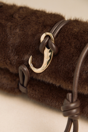 Leah Chestnut Fur Handbag by Dolce Vita - Altar'd State - 