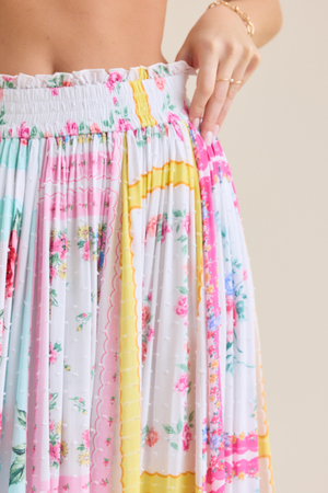 Gianna Floral Maxi Skirt - Altar'd State - 