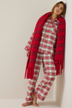 Plaid Wishes Pajama Set - Altar'd State - 