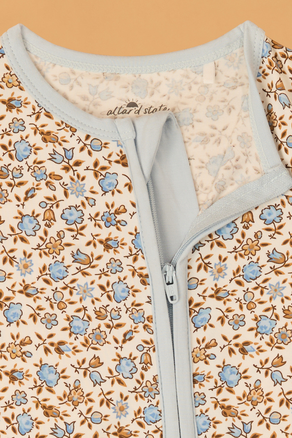 Hazel Floral Long Sleeve Romper Detail 3 - Altar'd State