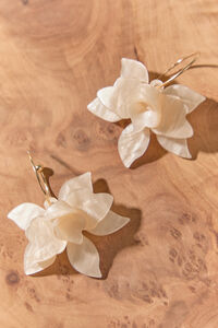Open Hoop Flower Earrings - Altar'd State