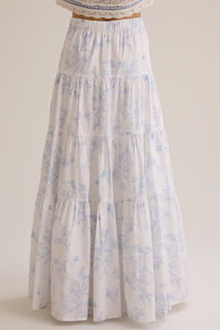 Catherine Floral Midi Skirt Detail 6 - Altar'd State