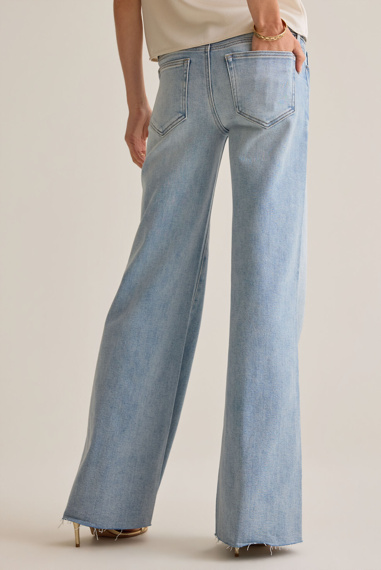 Lucie Low Rise Relaxed Flare Jeans