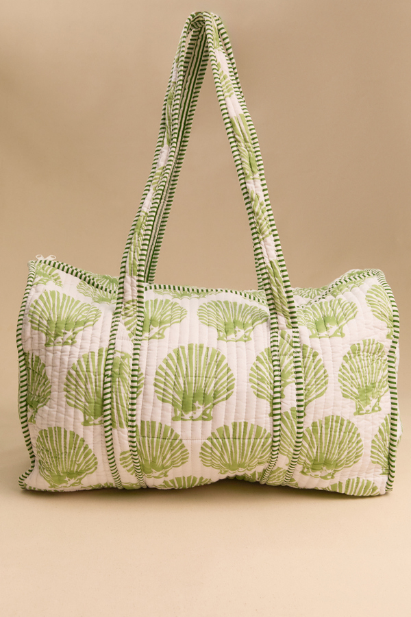 Sea Grove Quilted Duffel Bag Detail 4 - Altar'd State