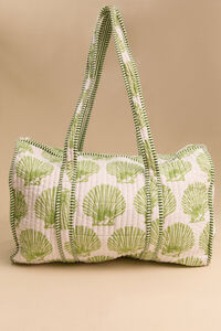 Sea Grove Quilted Duffel Bag Detail 4 - Altar'd State