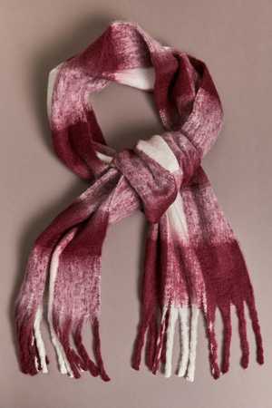 Soft Wrap Plaid Blanket Scarf - Altar'd State - 