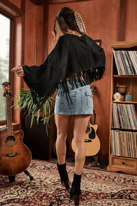 Josephine Mini Denim Skirt Detail 4 - Altar'd State