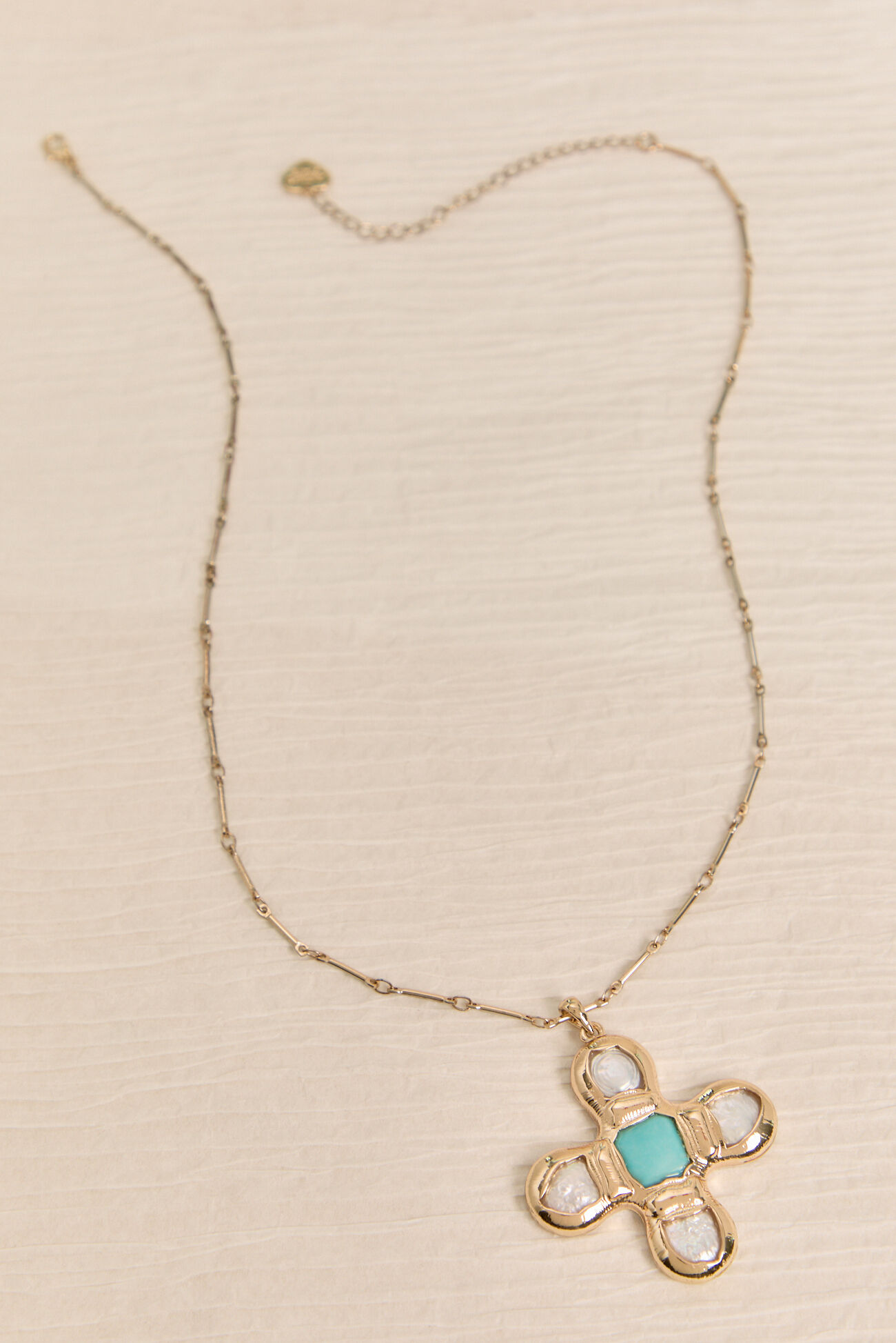 Seaside Grace Cross Necklace
