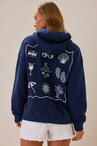 Hello Summer Embroidered Hoodie - Altar'd State