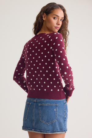 Danica Fitted Crew Sweater - Altar'd State - 