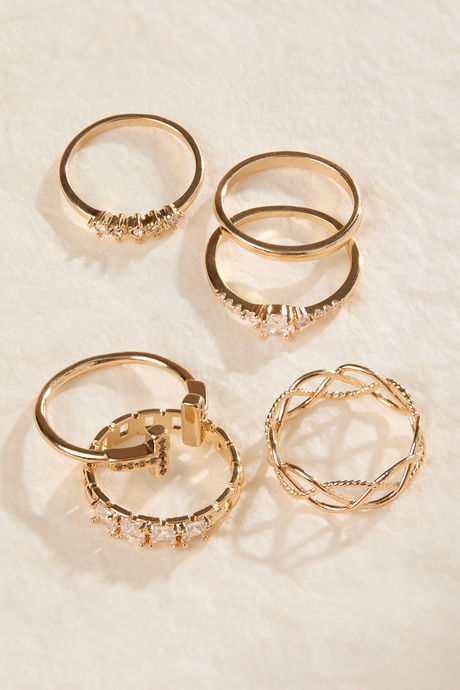 Golden Hour Ring Set - Altar'd State