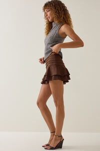 Addie Ruffle Mini Skort Detail 4 - Altar'd State