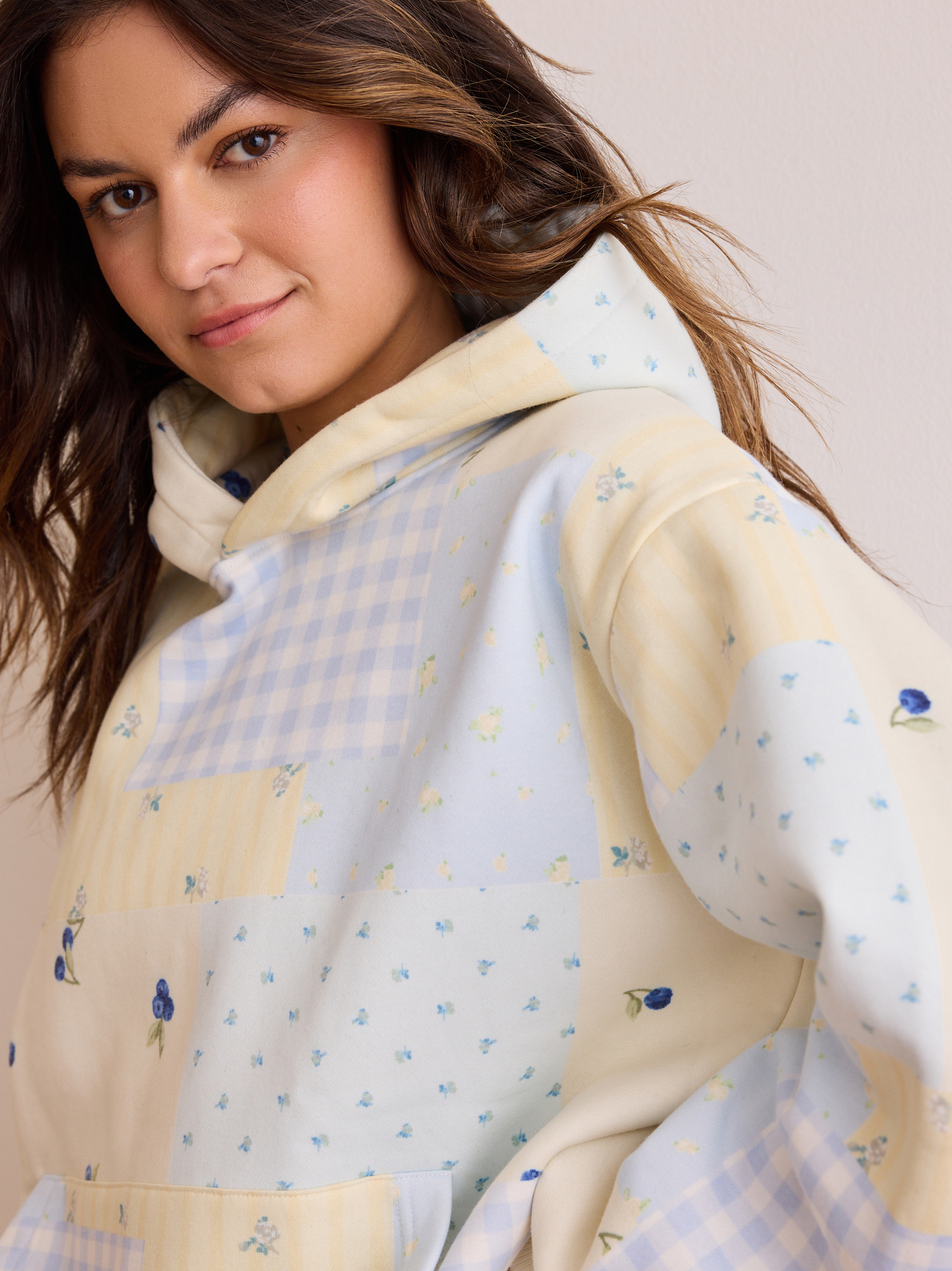 Wild Berry Hoodie in Yellow & Blue | AS Revival