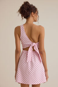Gina One Shoulder Mini Dress Detail 6 - Altar'd State