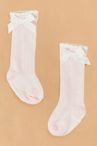 Bella Bow Knee High Socks by Mudpie - Altar'd State