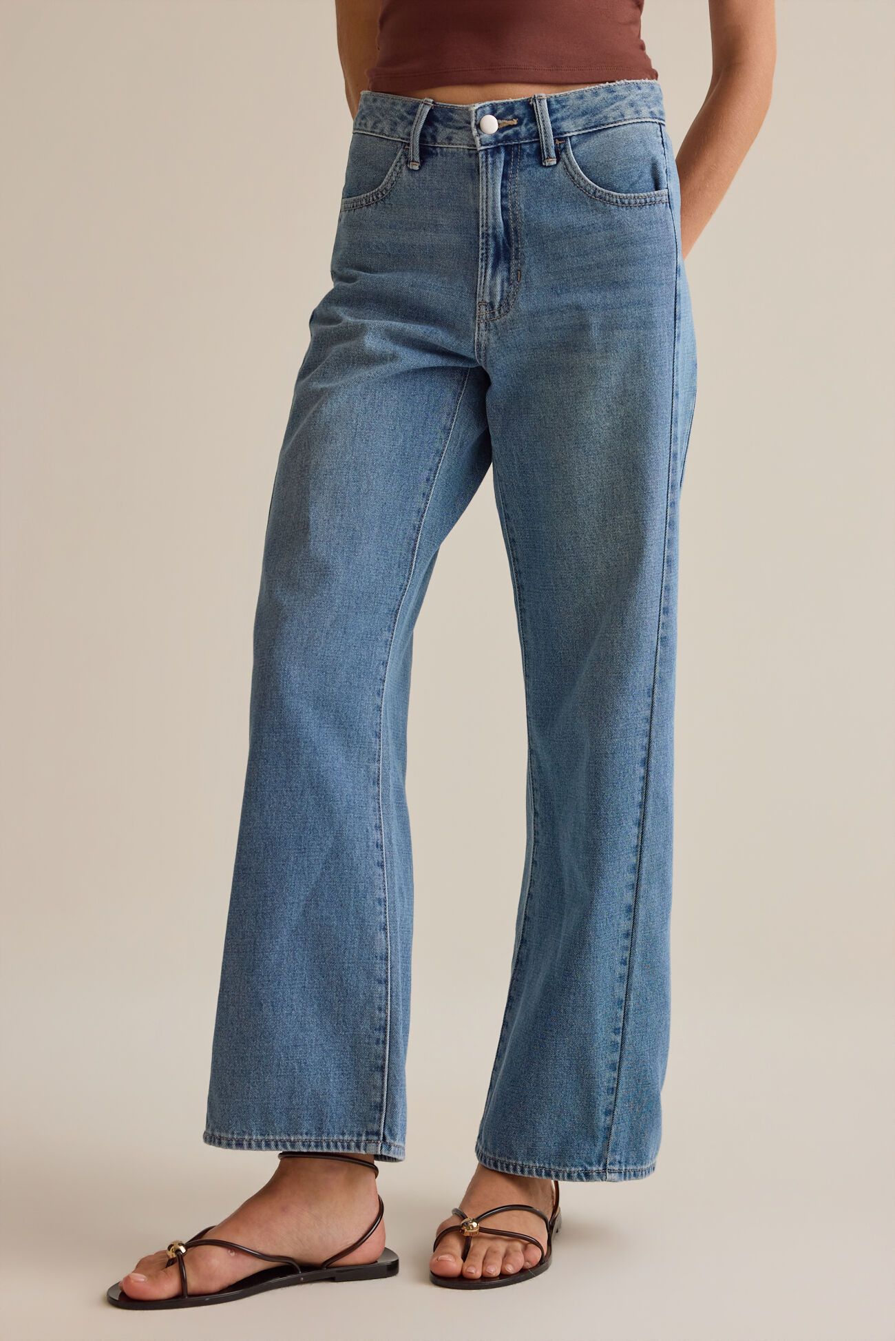 Hailey High Rise Barrel Jeans