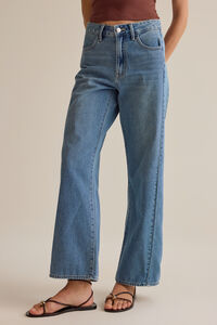 Hailey High Rise Barrel Jeans Detail 3 - Altar'd State