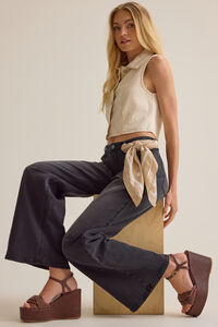 Maddie Straight Leg Jeans Detail 4 - Altar'd State