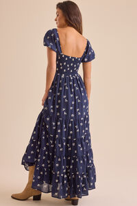 Oaklynn Embroidered Maxi Dress Detail 5 - Altar'd State