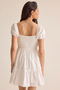 Elira Puff Sleeve Mini Dress Detail 6 - Altar'd State