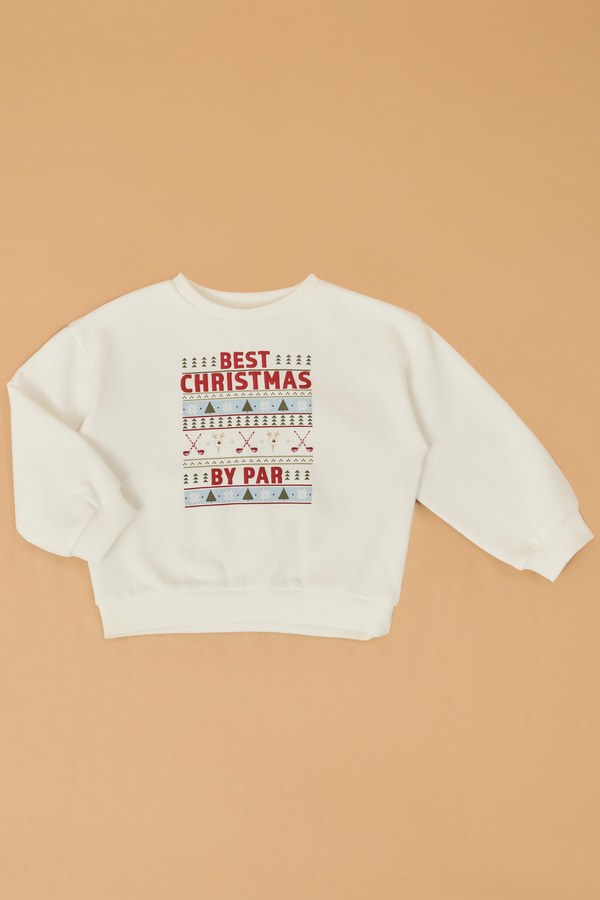 Best Christmas By Par Sweatshirt - Altar'd State