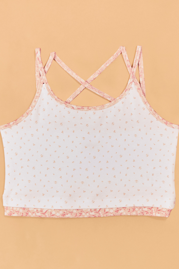 Addy Floral Double Layer Tank - Altar'd State