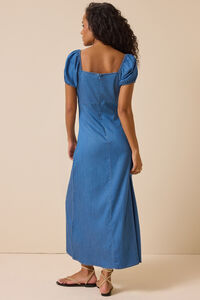 Hattie Denim Maxi Dress Detail 5 - Altar'd State