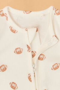 Mini Football Long Sleeve Footie Detail 3 - Altar'd State