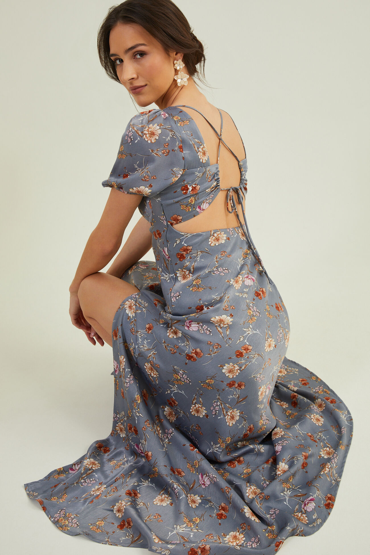 knee length dresses for ladies Petal and Pup Women's Franklin Long Sleeve Midi Dress