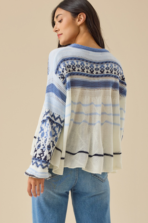 Belle Boho Babydoll Sweater - Altar'd State