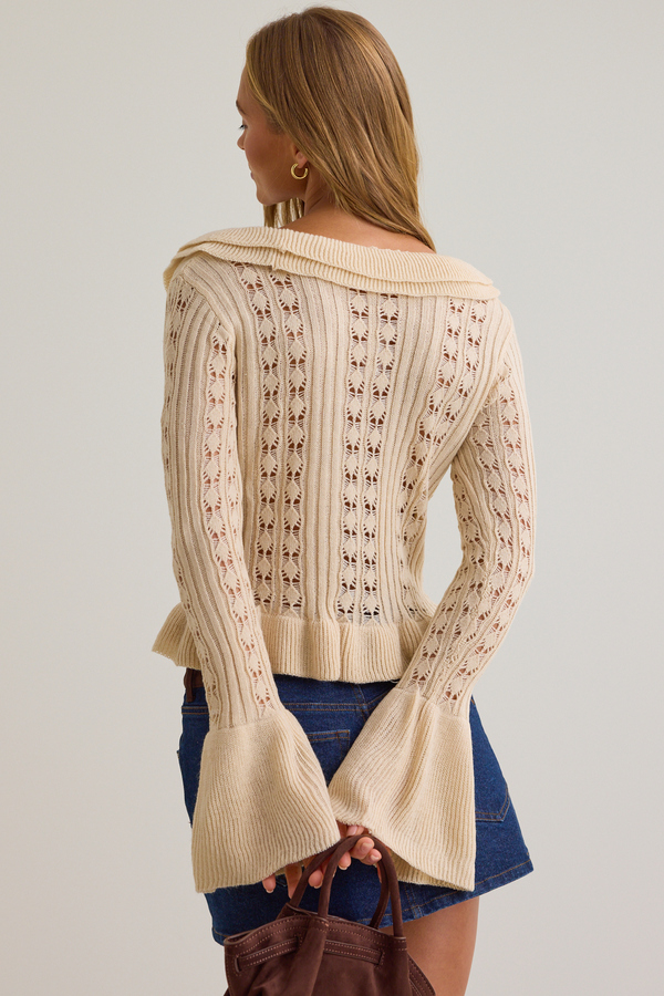 Midge Ruffle Kimono Detail 4 - Altar'd State