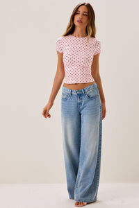 Greyson Polka Dot Tee Detail 2 - Altar'd State
